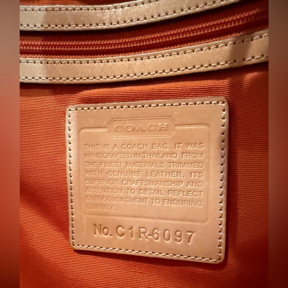 Coach Vintage 1991 Signature Monogram Brown & Tan Tote Rare Limited Edition EUC - Picture 12 of 14